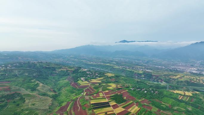 蓝田地貌航拍