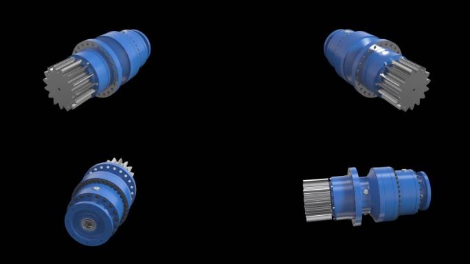 变桨减速机展示动画