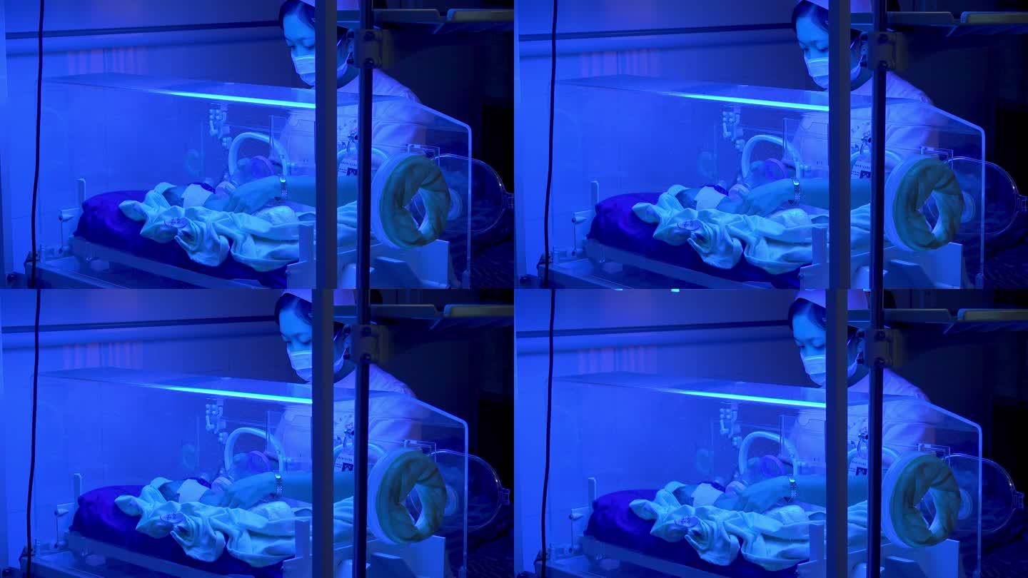 出生新生儿蓝光照射保温箱