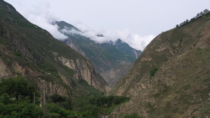 山区航拍 原始素材