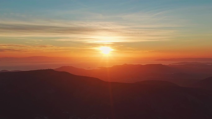 高山日出 迎接阳光希望 振奋人心 4K