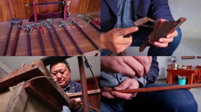 制作木杆秤传统老手艺人