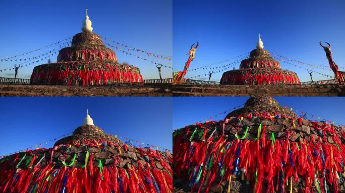 大草原祭祀敖包