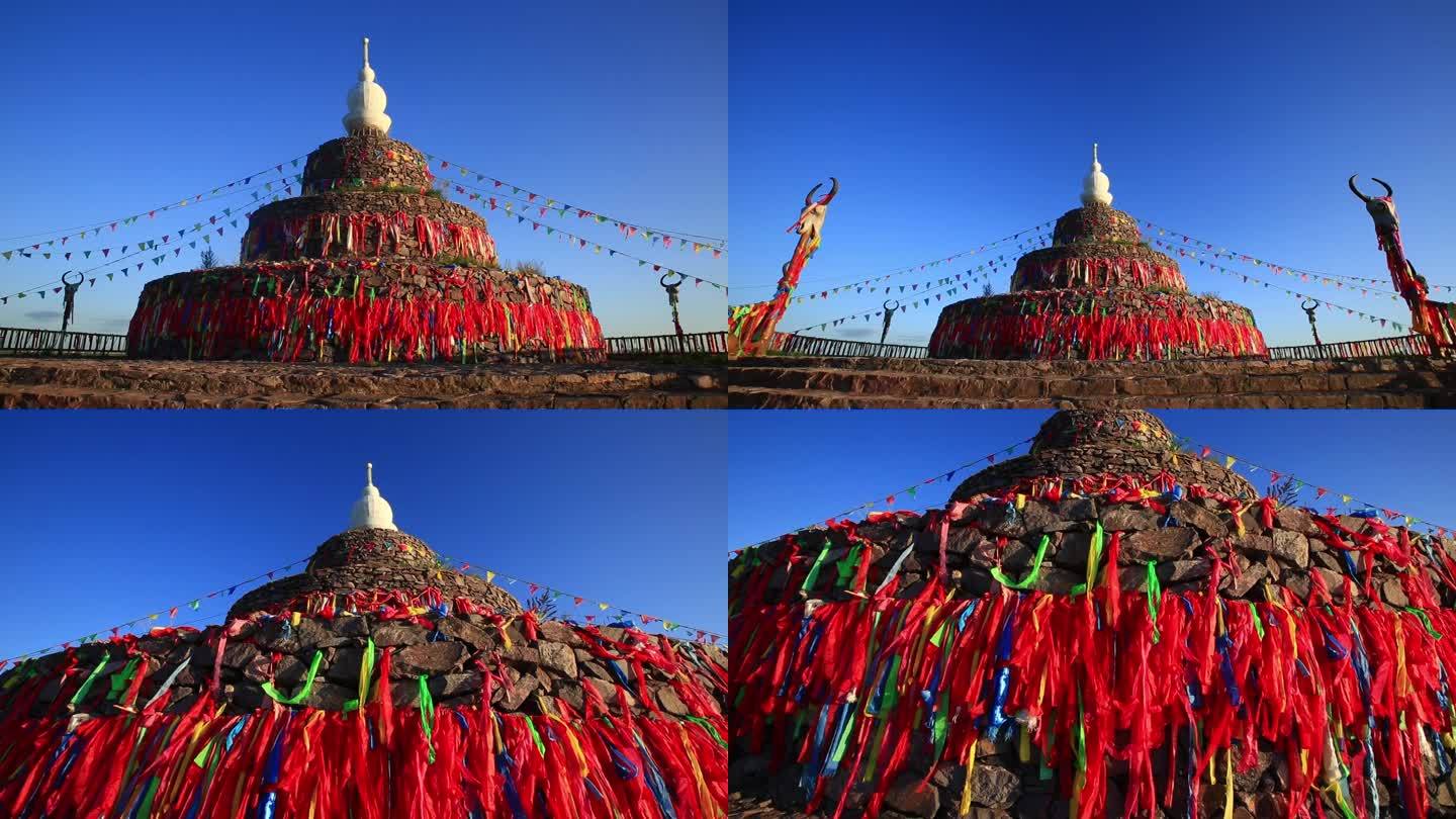 大草原祭祀敖包