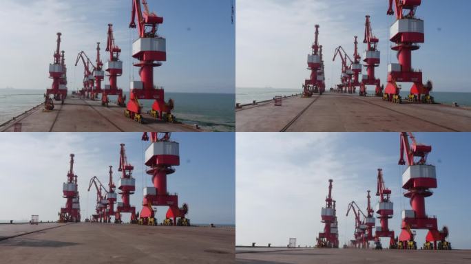4K航拍中国深水码头建成