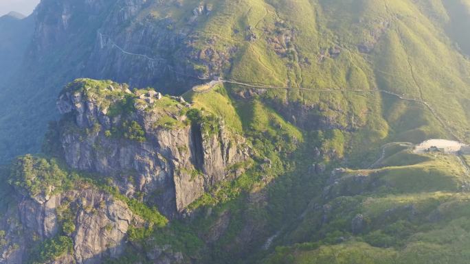 江西萍乡武功山自然风景区初秋风光