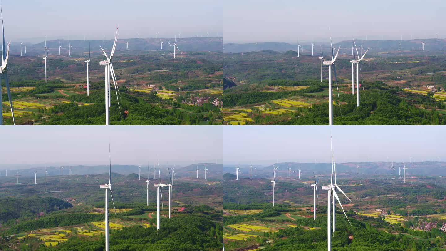 4K乡村振兴风力发电