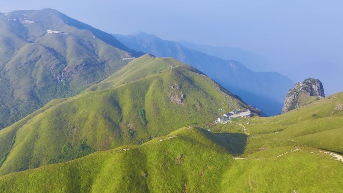 江西萍乡武功山自然风景区初秋风光