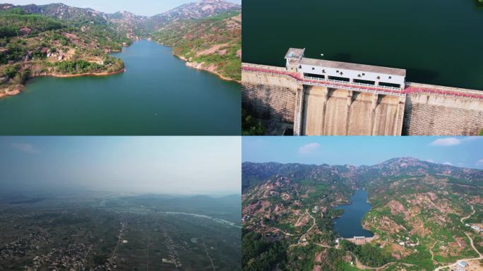 漳州市漳浦深土东平水库航拍丹山峡谷