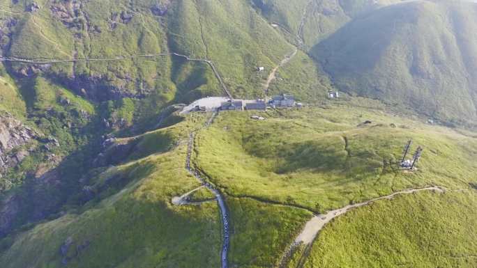 江西萍乡武功山自然风景区初秋风光