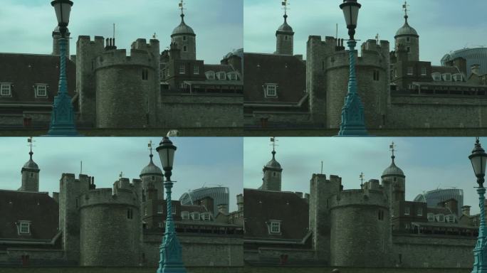 英国伦敦城堡实拍 伦敦街景