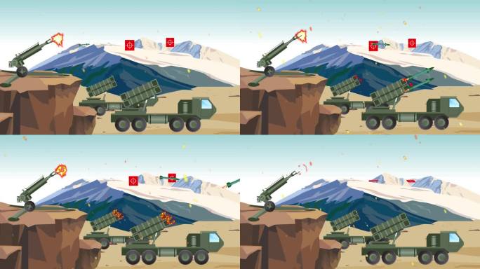 MG国防教育——高原军事演习动画