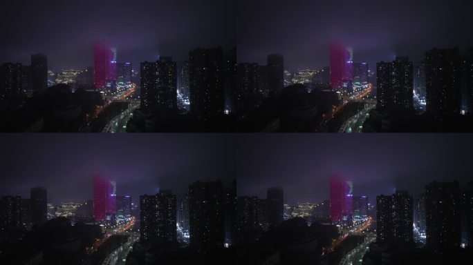 窗外夜景