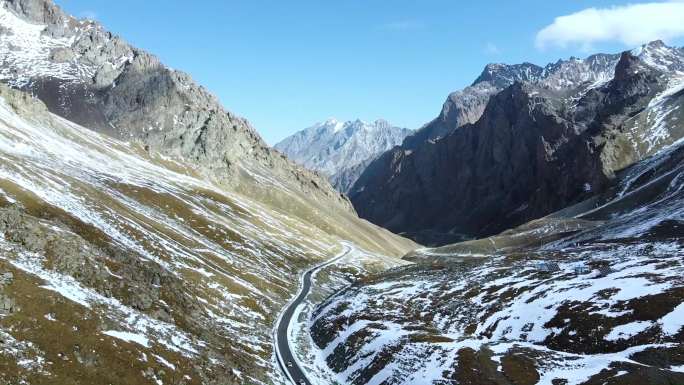 新疆独库公路雪山公路混剪