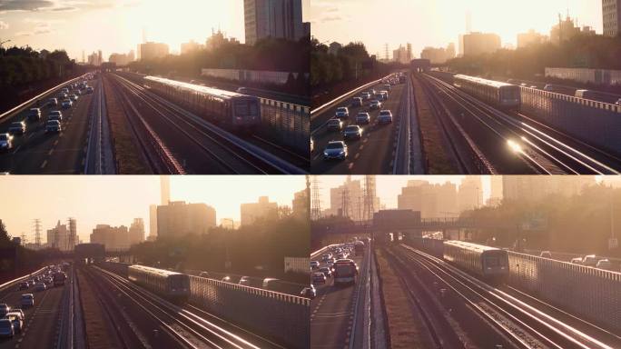 北京地铁八通线实拍 北京一号线地铁