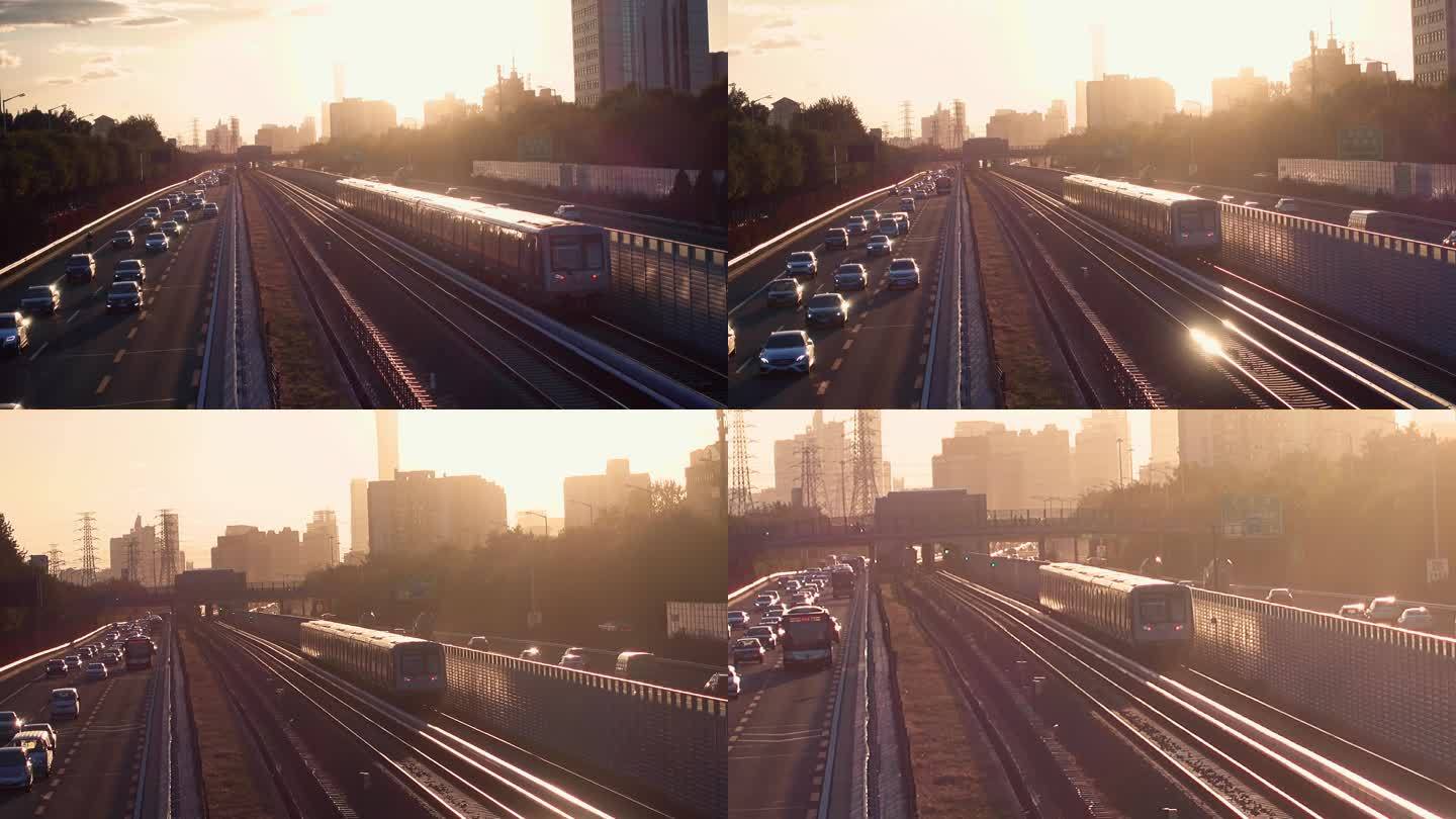 北京地铁八通线实拍 北京一号线地铁