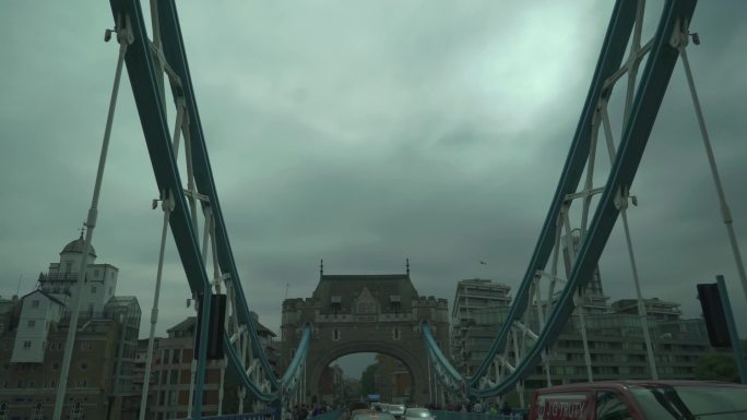 英国伦敦塔桥 伦敦塔桥行驶