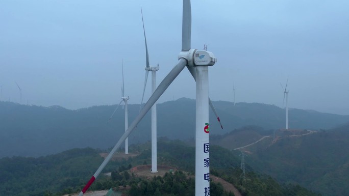 风力发电 航拍风电 可持续发展 电能