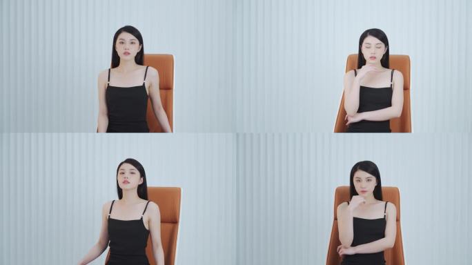 美妆护肤人物模特展示4K视频素材29