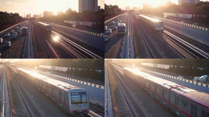 北京地铁实拍 北京八通线实拍