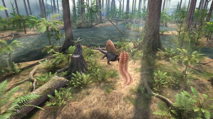 远古 古代 恐龙时代 恐龙 古生物 动画