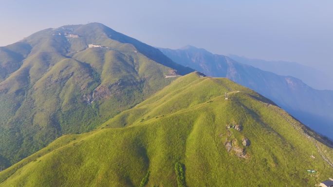 江西萍乡武功山自然风景区初秋风光