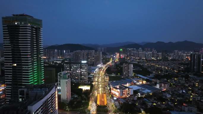 4K高清商用中山东区cococity夜景