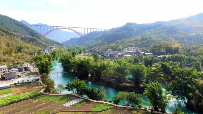 4K 航拍罗甸县大小井旅游风景区风光3