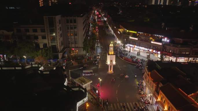 泉州西街钟楼夜景