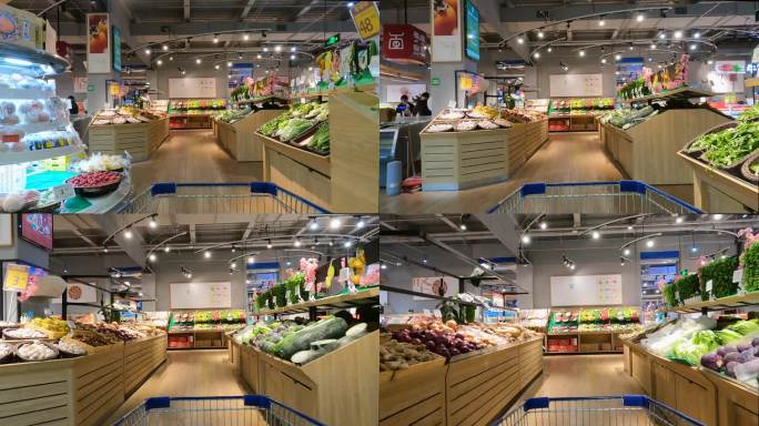 超市蔬菜水果货架