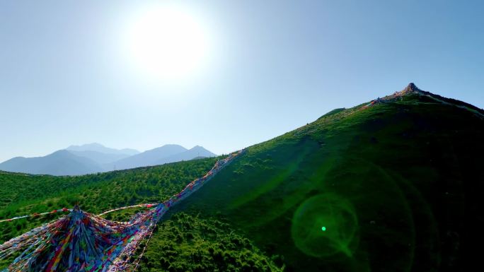 青海藏区风景航拍