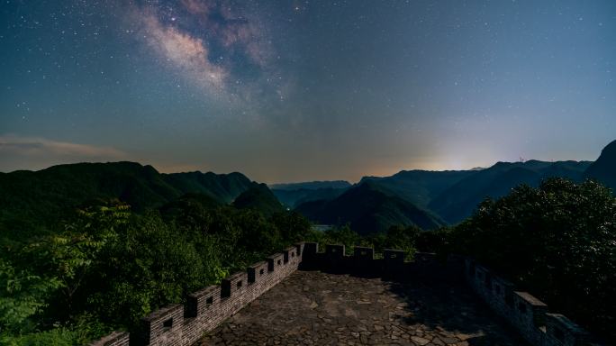 重庆 农业 高山 延时 风景 星空