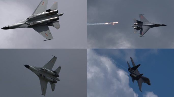 超稳定：2022空军开放日歼11战斗机