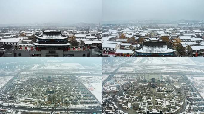 平凉市崆峒山景区雪景