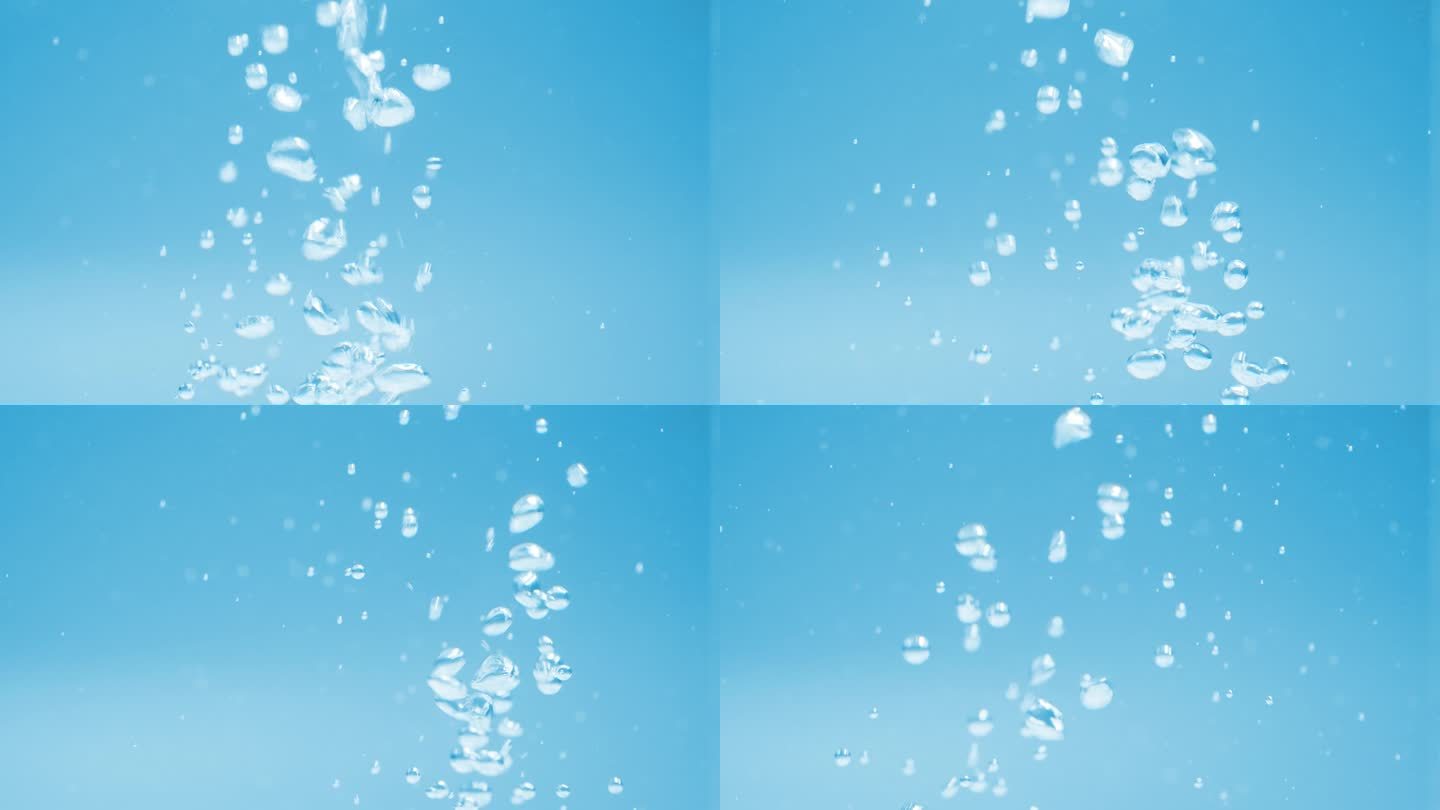 蓝色波动水滴水纹背景免费下载 - 觅知网