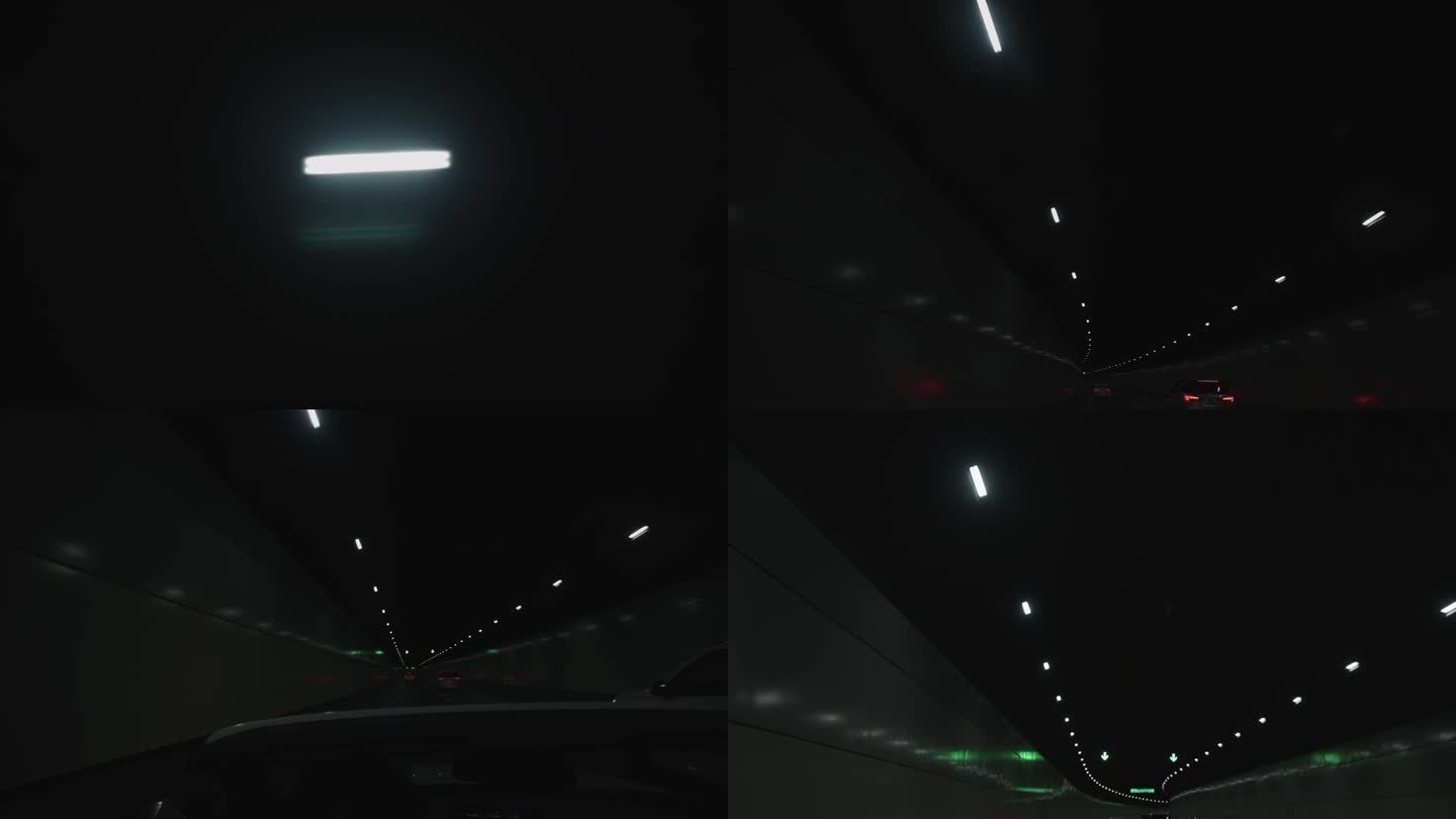 城市隧道灯光