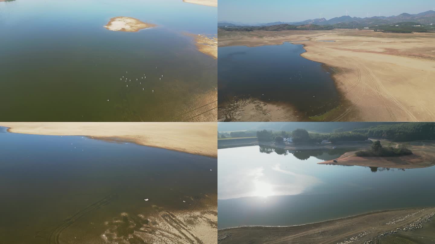 湖泊 湿地 枯水季