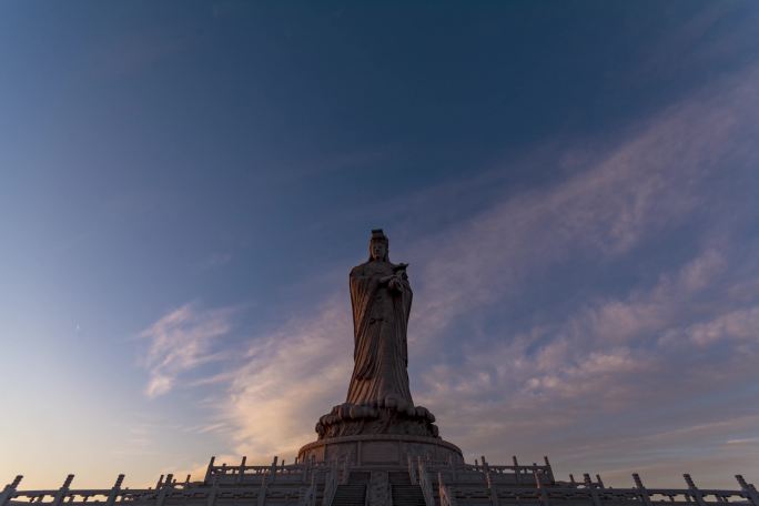 天津妈祖文化园延时摄影