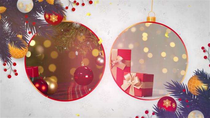 【原创】圣诞节图片照片视频包装动画模板