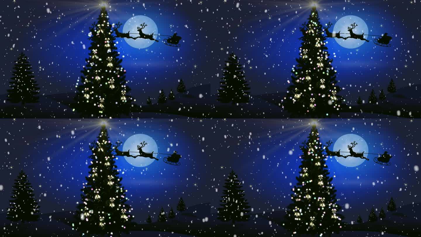 高清圣诞树视频素材