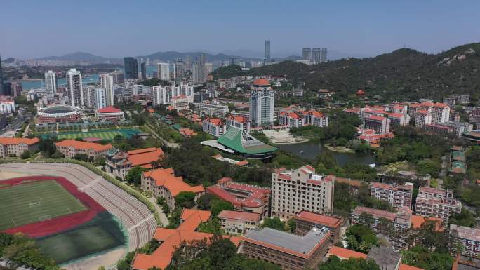 4K厦门大学大景航拍