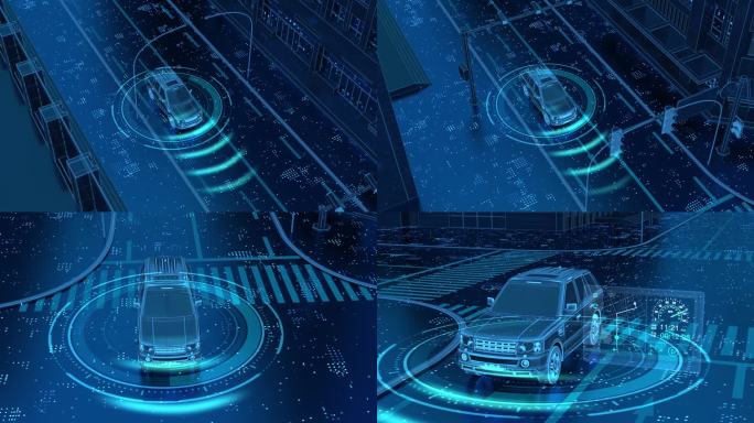 智慧城市智能汽车无人驾驶AI驾驶