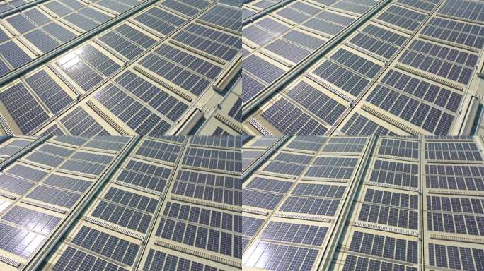 工厂太阳能光伏板