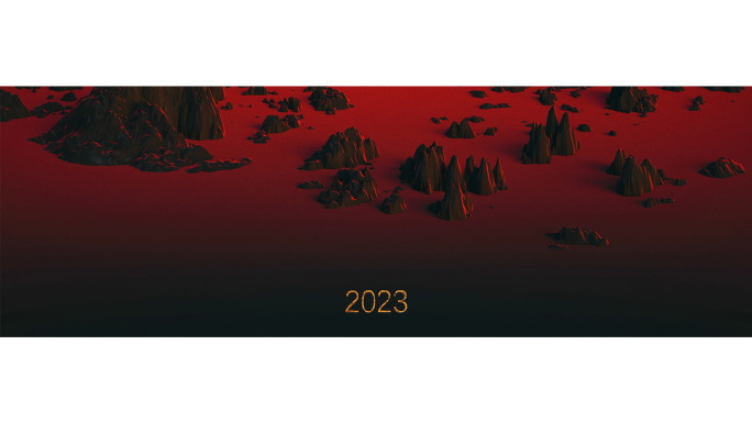 【宽屏时尚背景】2023传统国潮视觉山水