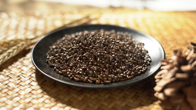 中药决明子特写展示