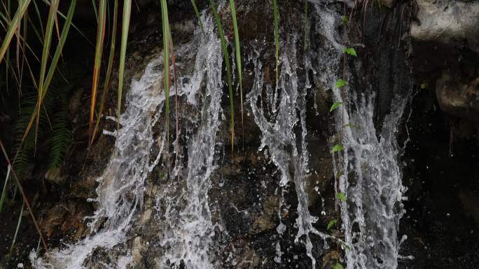 水花瀑布假山