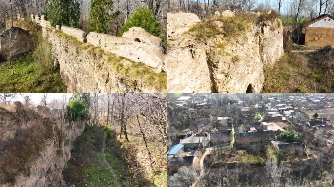 卢氏古城遗址航拍2