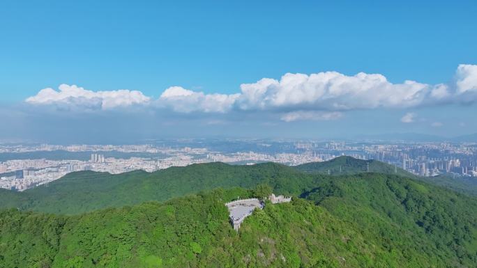 4K正版-深圳阳台山森林公园山顶广场02