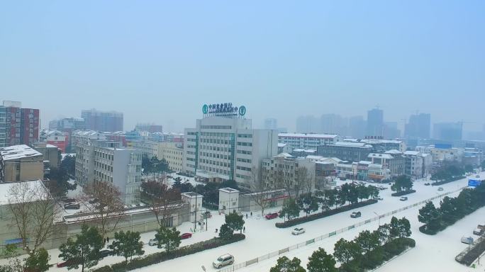 中国农业银行大楼冬景