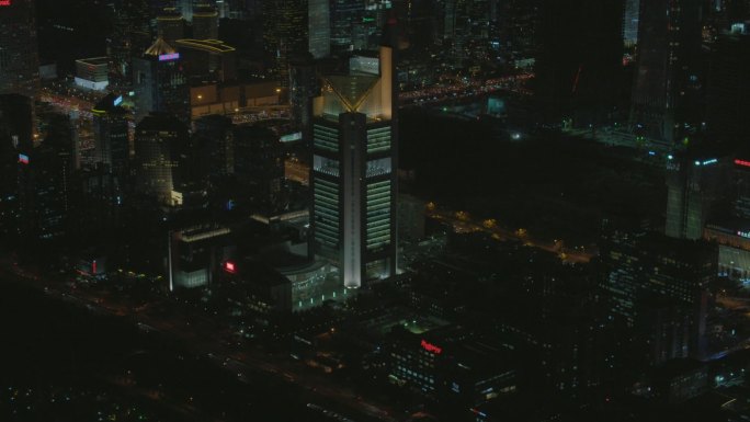 北京电视台及长安街沿线夜景